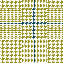Charger l&#39;image dans la galerie, Un grand quadrillé aux vigoureux croisements de petits monts et d’empreintes palmées, Twist revisite les légendaires Prince de Galles et pied-de-poule avec de belles couleurs contrastées.

